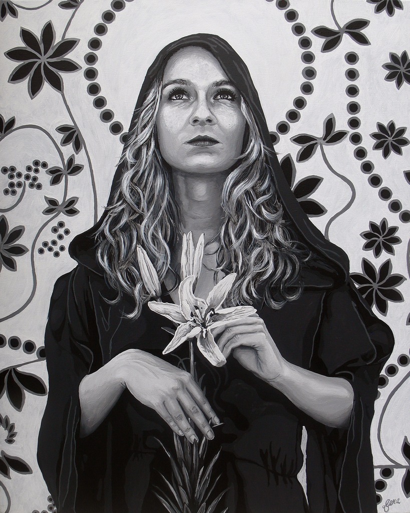 Madonna met lelie