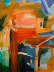 Werkjes op papier: aquarel, acryl, olie en mixed media.