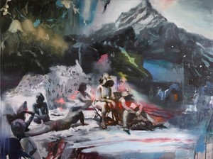 Schilderkunst waar een combinatie van heden en verleden binnen een familiaal karakter wordt weerspiegeld.