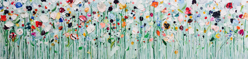Hoogtij | 200 x 50 cm (verkocht)