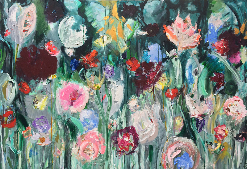 Gleam | 100 x 150 cm | expo @ Galerie De Ruimte VERKOCHT