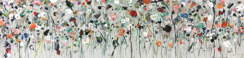 Vivid | 200 x 50 cm | expo @ Galerie De Ruimte VERKOCHT
