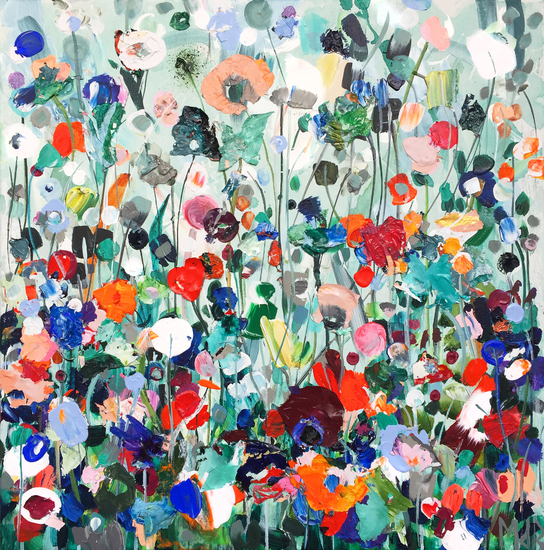 Stralend | 60x60 cm | expo @ FINE Art & Antiques Fair (verkocht)