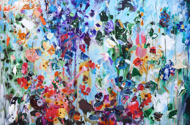 Bruisend | 150 X 100 cm | expo @ Galerie De Ruimte, bezorging & proefplaatsing mogelijk
