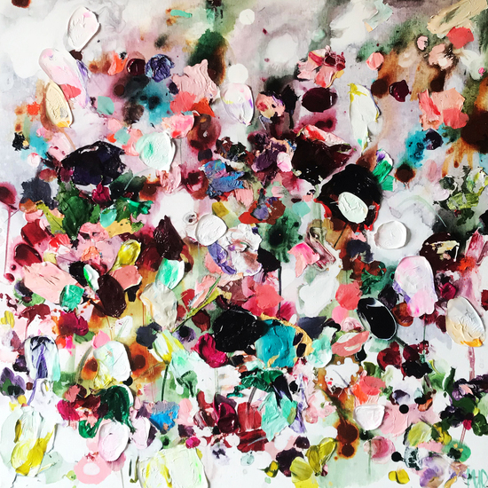 Flowerboost | 60 x 60 cm | expo @ Galerie Année Haarlem