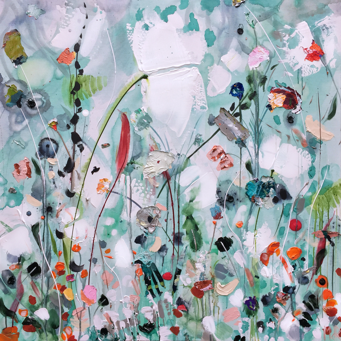 Vlijtig | 100 x 100 cm (verkocht)