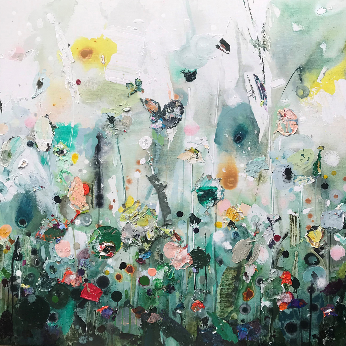 Vivid vibes | 100 x 100 cm | VERKOCHT