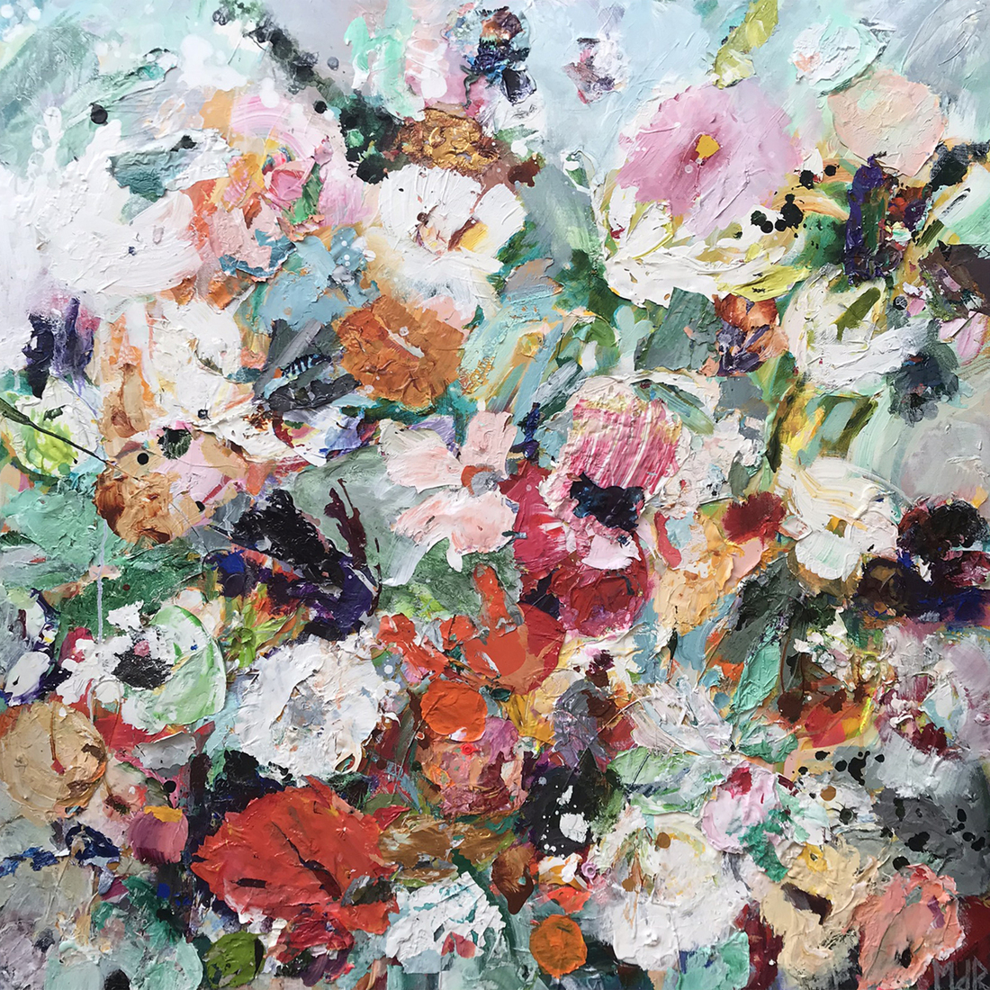 Rijkelijk | 100 x 100 cm | expo @ Galerie Année Haarlem VERKOCHT
