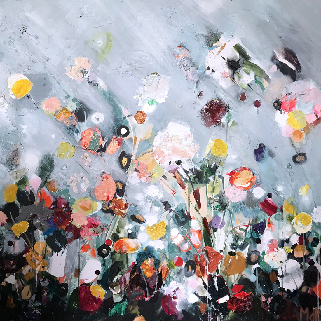 Verlicht | 100 x 100 cm | expo @ Galerie De Ruimte, bezorging & proefplaatsing mogelijk