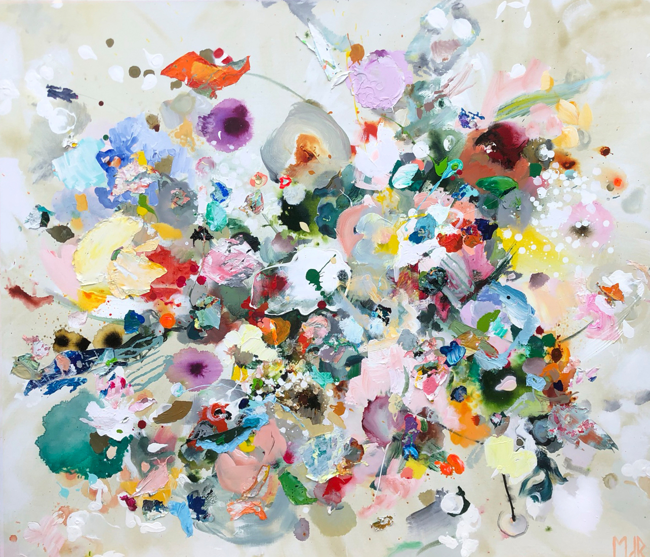 Celebration | 140 x 120 cm | expo @ Atelier iets fraais
