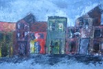 Stad en straatjes , landschap van een stad
