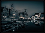 Nachtfotografie in Gent.