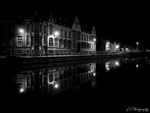 Zwart wit opnamen vanuit Gent.