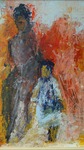 op zoek naar mijn mens: acrylverf, acrylinkt, papier
