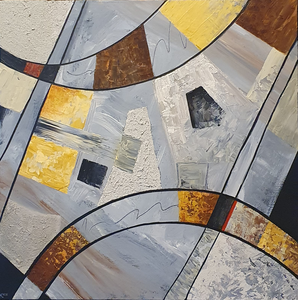 Diverse werken: abstract, geabstraheerd, figuren ontworpen voor een kinderboek