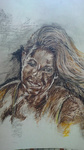 Diverse portret tekeningen.