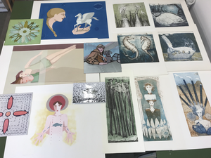 Deze prenten worden als onderdeel van het project Artists for artists voor een gereduceerde prijs aangeboden. 50 Procent van de verkoopprijs gaat naar een goed cultureel doel met een Anbi keuring of een kleinschalig kunstproject. Via facebook en deze website wordt de stand van de donaties aan het goede doel bekend gemaakt.
Heb je interesse in een prent of wil je mee werken aan dit project, neem dan contact op via marjokeschulten1@gmail.com