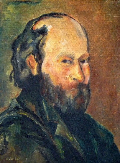 Paul Cézanne zelfportret (copy)