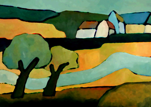 Bijna alle schilderijen verschijnen, na een kleine digitale bewerking, in kunstdruk in een oplage van max. 30 stuks. Deze zg. Giclees zijn verkrijgbaar in formaat 30 x 40 en worden
geleverd in een witte of zwarte lijst (naar keuze) Het formaat van de lijst is 40 x 50.
Een volledig ingelijste kunstdruk is verkrijgbaar voor € 45,-
(excl.verzendkosten)
De giclees kunnen ook geleverd worden in formaat 20 x 30 in
een lijst van 30 x 40 De prijs is dan € 30,-