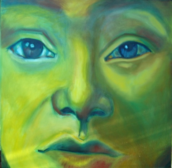 Portret in groen MARQUA238 € 175