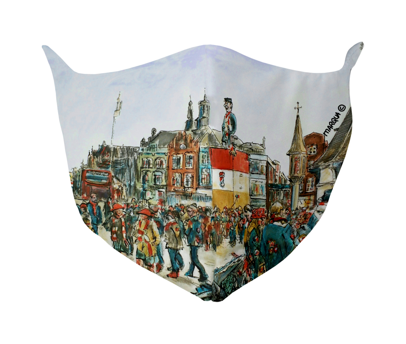 Uniek mondmasker Oeteldonk