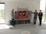 Kunst zu Hause mit Moderner Kunst für Wohnbereich und Geschäftsräume mit warme Farben