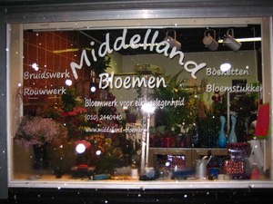 Raamschilderingen kunnen kunnen tijdelijk of permanent worden aangebracht.