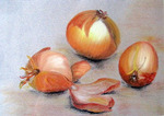 in aquarel, acryl, olieverf of pastelkrijt