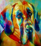 Liesbeth's paintings of dogs
