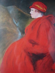 De mensen die ik geschilderd heb zijn in pastel of acryl. Mensen schilderen is een uitdaging, waar ik nog een lange weg te gaan heb.