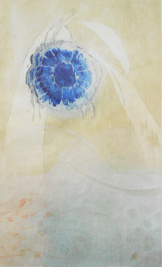Aangespoeld, blauwe kwal