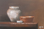 Stillevens in pastel