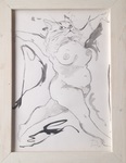 Serie tekeningen vervaardigd met pen en inkt.