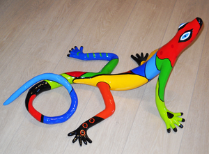 Dieren in papier mache