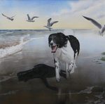 Ik schilder dieren in olieverf of aquarel. Ik geef het onderwerp extra aandacht doordat ik er meer licht, een schaduw of een extra spiegeling aanbreng. Zo komt het onderwerp goed naar voren.