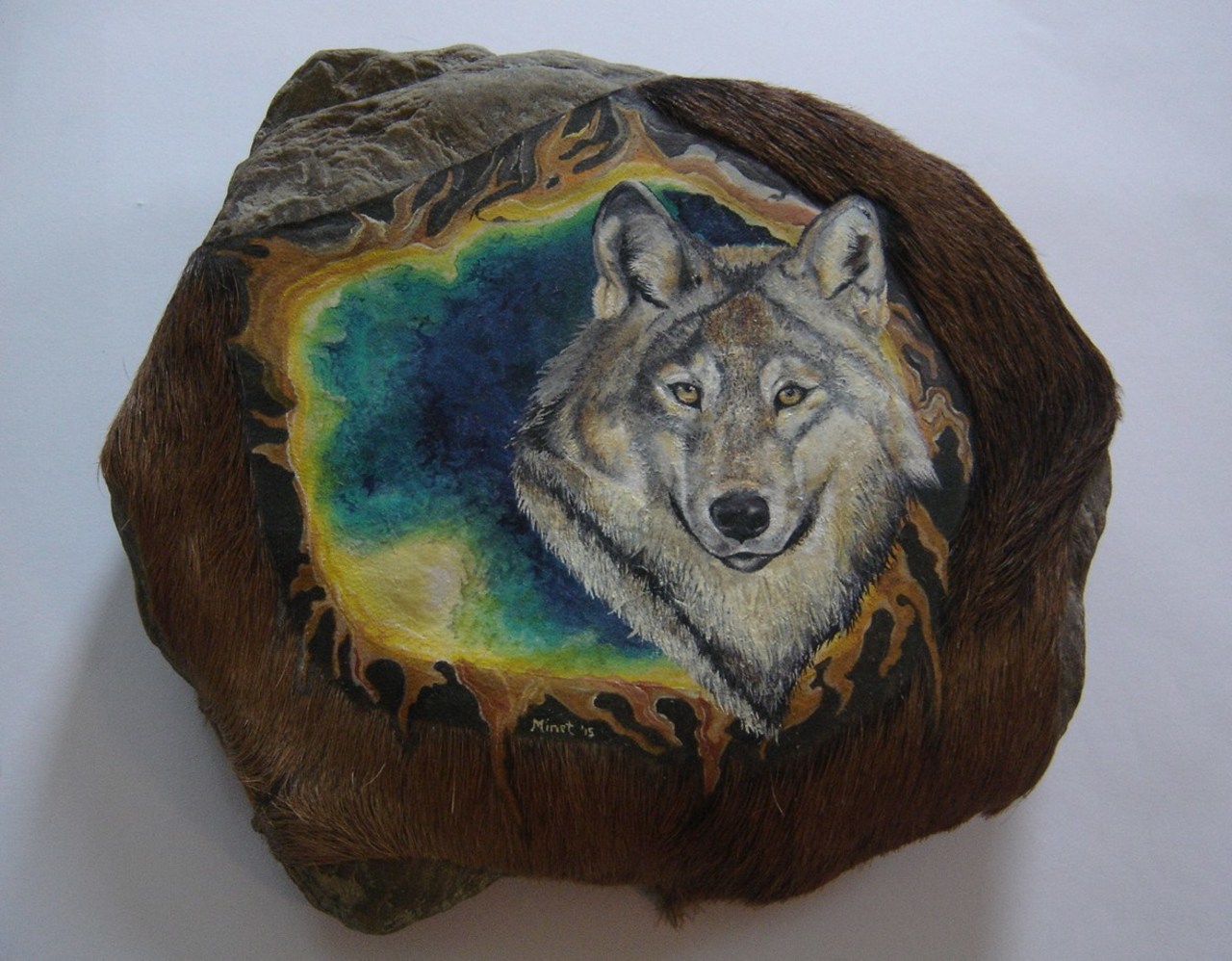 Shewolf uit Yellowstone park
