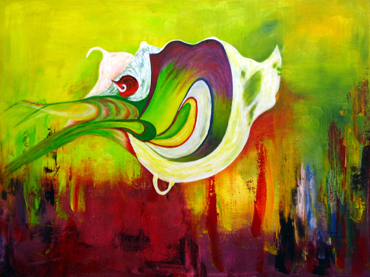 Fish in a broken shell