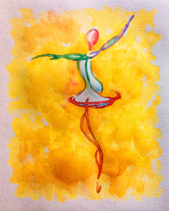 Variabel onderwerp aquarellen van Henk Martin Hollebeek.