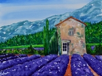 Kleurrijke aquarellen van Franse landschappen en straatjes in Zuid-Frankrijk