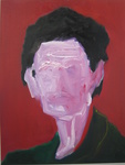 Ik heb dit expres geen portretten genoemd, omdat dat verwijst naar echte mensen. Met 'gezichten' probeer ik de grens van een abstract portret te bereiken.
