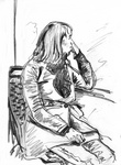 Drawing done in public transport