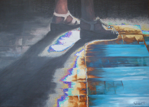 Een collectie als een ongeschreven roman - elke penseelstreek een begin, elke kleur een aanzet tot verhaal. Deze schilderijen nodigen je uit om stil te staan, te voelen en zelf betekenis te geven. Laat je blik dwalen, laat het beeld spreken. Hier mag je verdwalen en tegelijk thuiskomen.