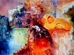 Landschap abstract
