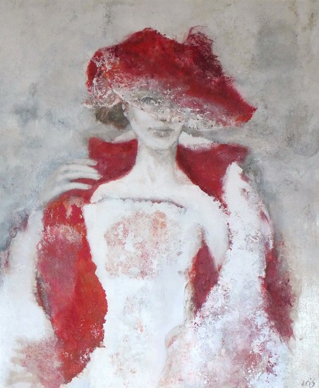 Lady in red