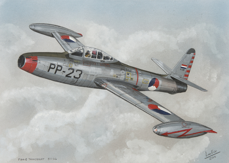 Republic F84E Thunderjet  (Bestelnr. KLU-20)
