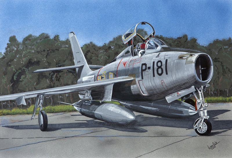 Republic F84F Thunderstreak. (Bestelnr. (KLU-51)