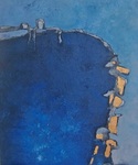 Abstracte landschappelijke schilderijen