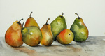 Aquarel, fruit