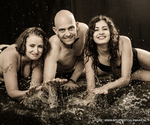 In de studio lekker prieken met water