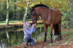 Herfst shoot met Paard in De Oude Hof in Bergen